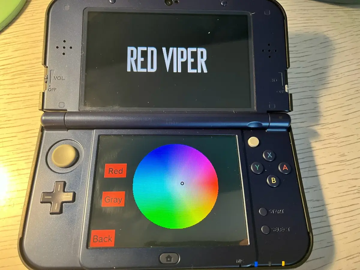 Virtual Boy Color Options