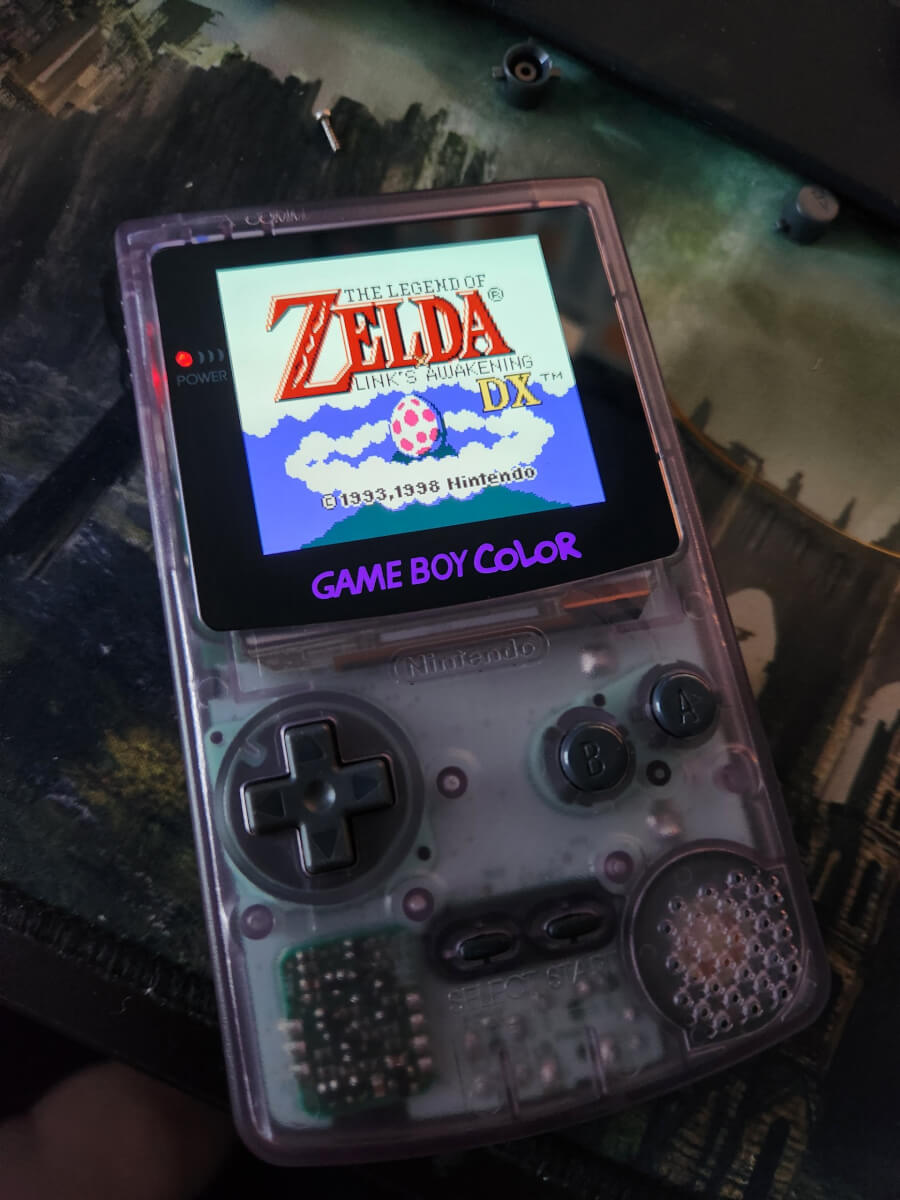 Legend of Zelda: Link's Awakening DX on Game Boy Color AMOLED