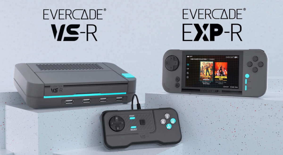 Evercade EXP-R and VS-R promo