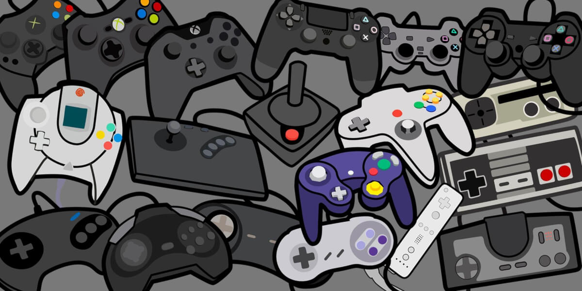 Retro Gaming Consoles Wallpaper