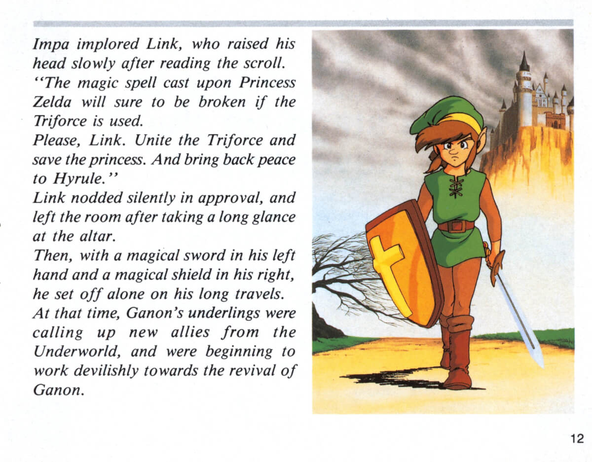 Adventure of Link NES USA Manual Page 13