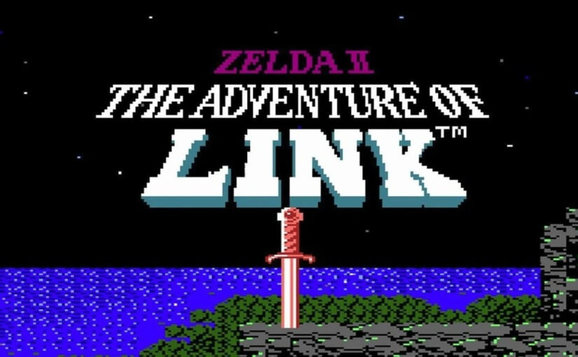 Zelda II Title Screen
