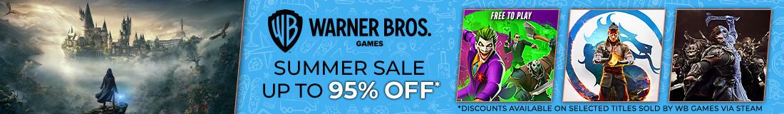 Warner Brothers Games Summer Sale Banner