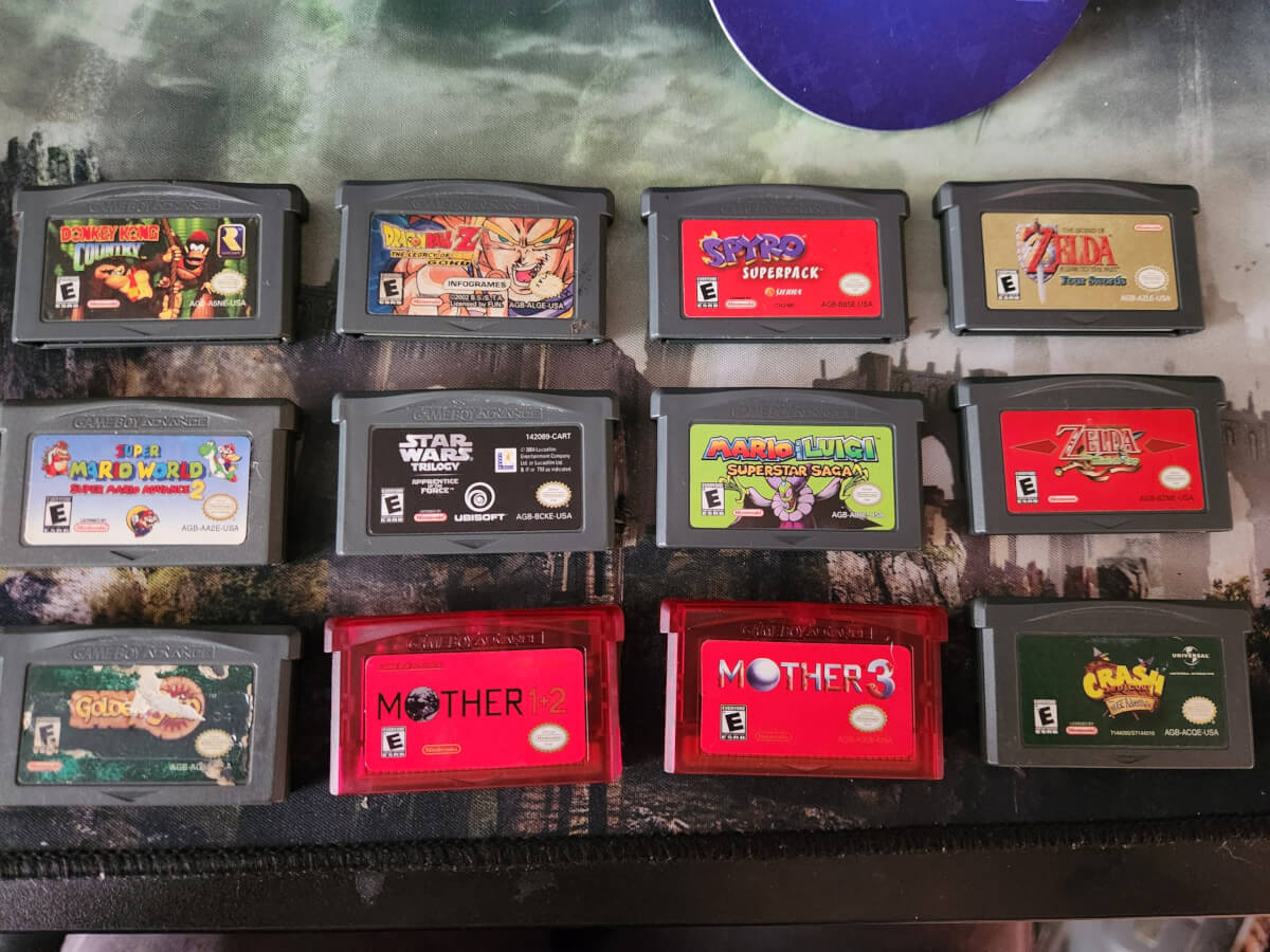 Gameboy cartridges