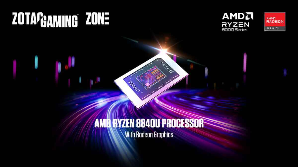 AMD Ryzen 8840U processor promo