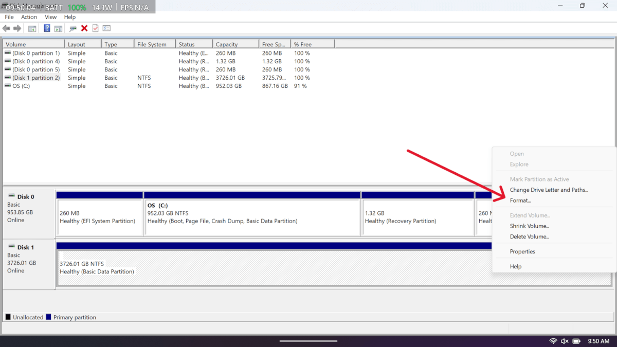 How to Upgrade ROG Ally X SSD - Format New Drive