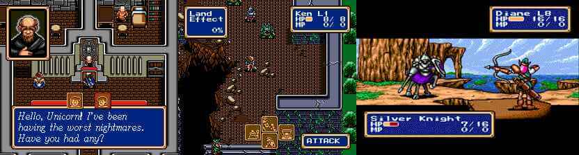 Shining Force Gameplay