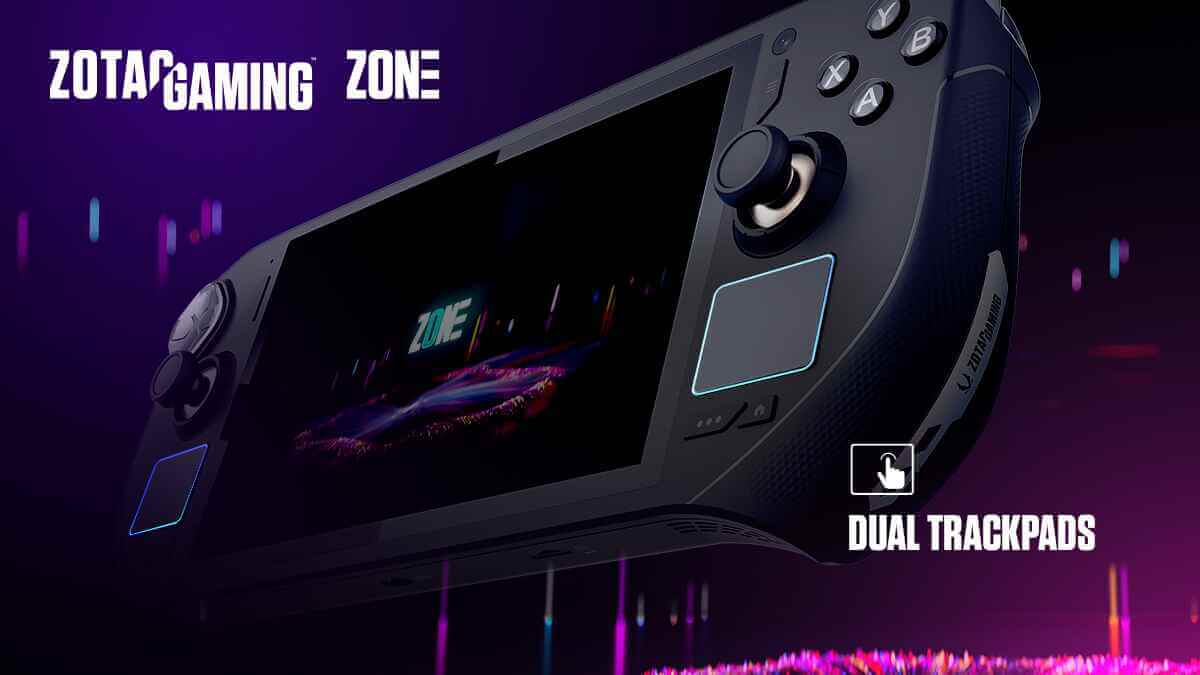 Zotac Zone Dual Touchpads