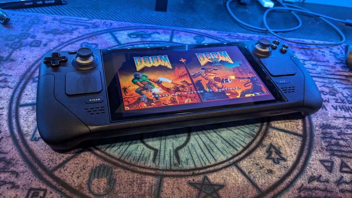 DOOM 1 & II on Steam Deck OLED