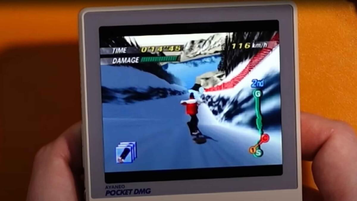 1080 Snowboarding on AYANEO Pocket DMG