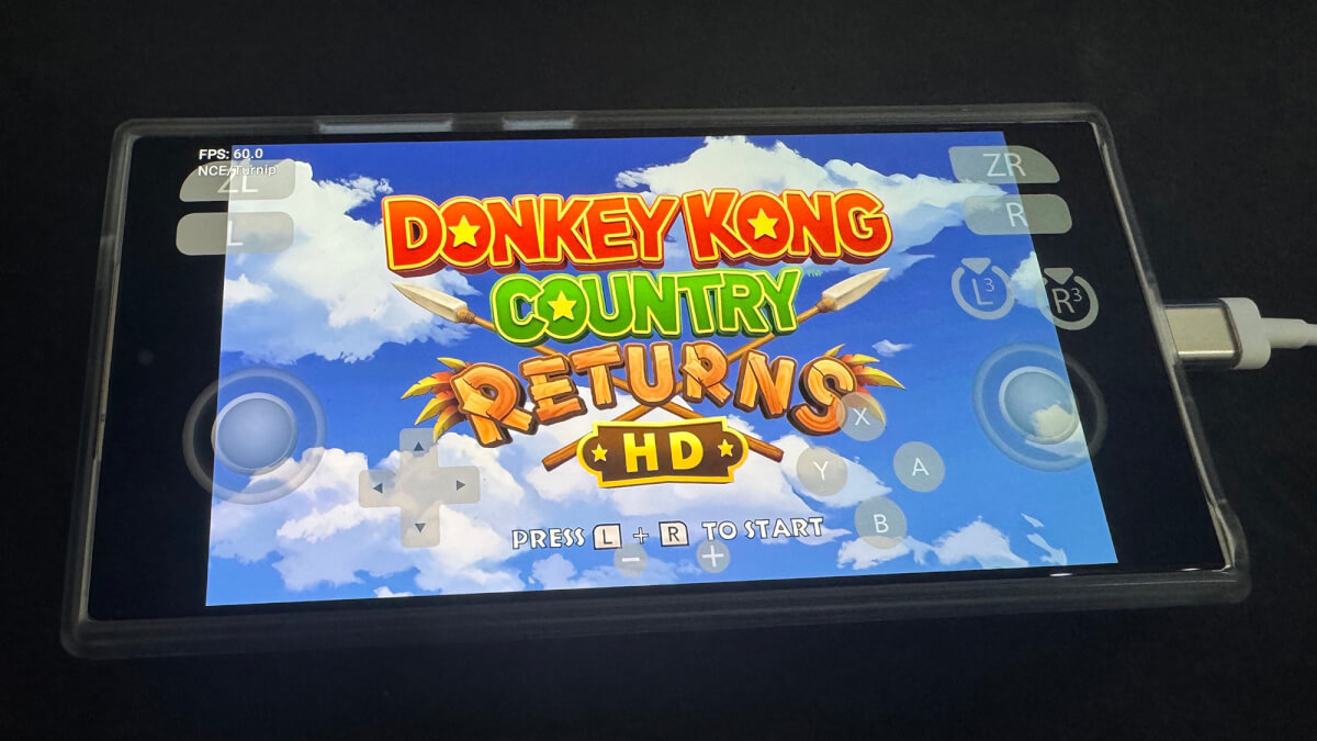 Donkey Kong Country Returns HD in Sudachi