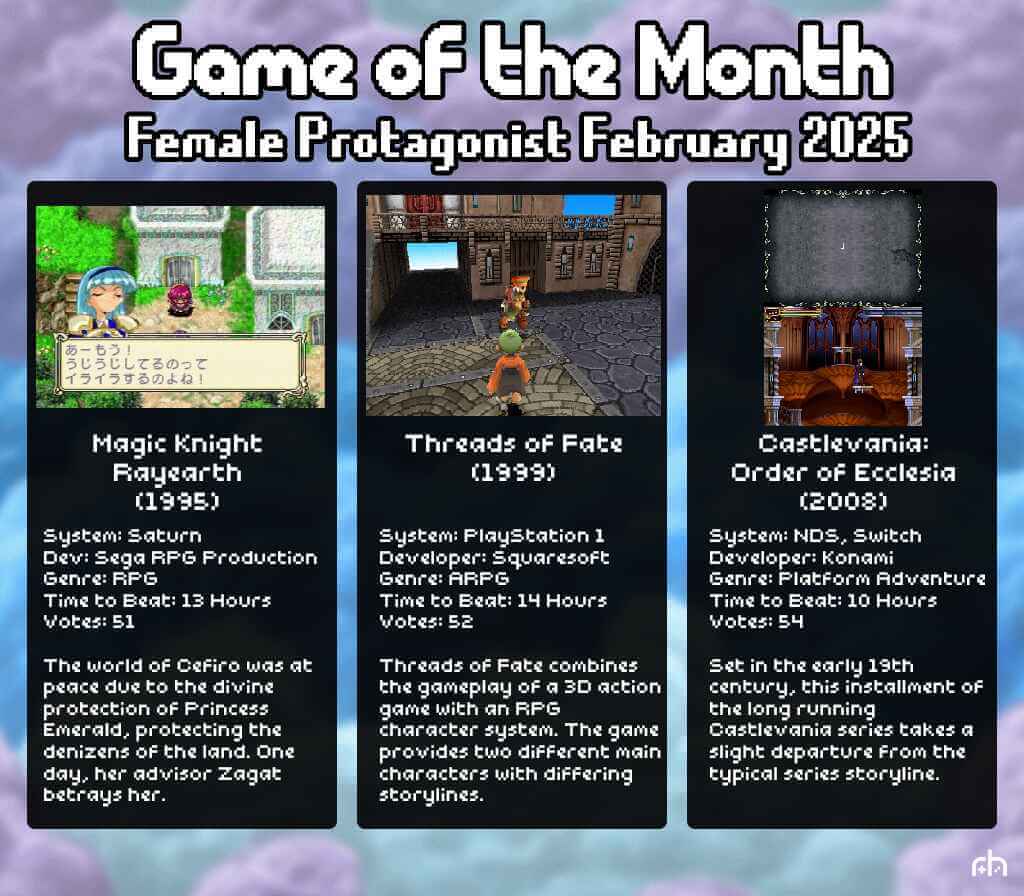 Game of the Month Female Protagonist February 2025