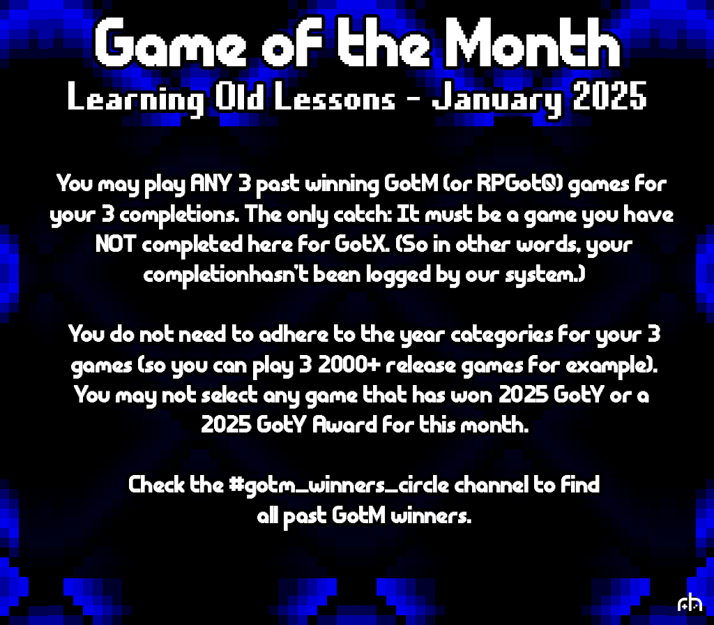 January 2025 Game of the Month