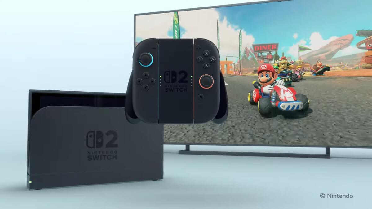 Nintendo Switch 2 Playing Mario Kart 9