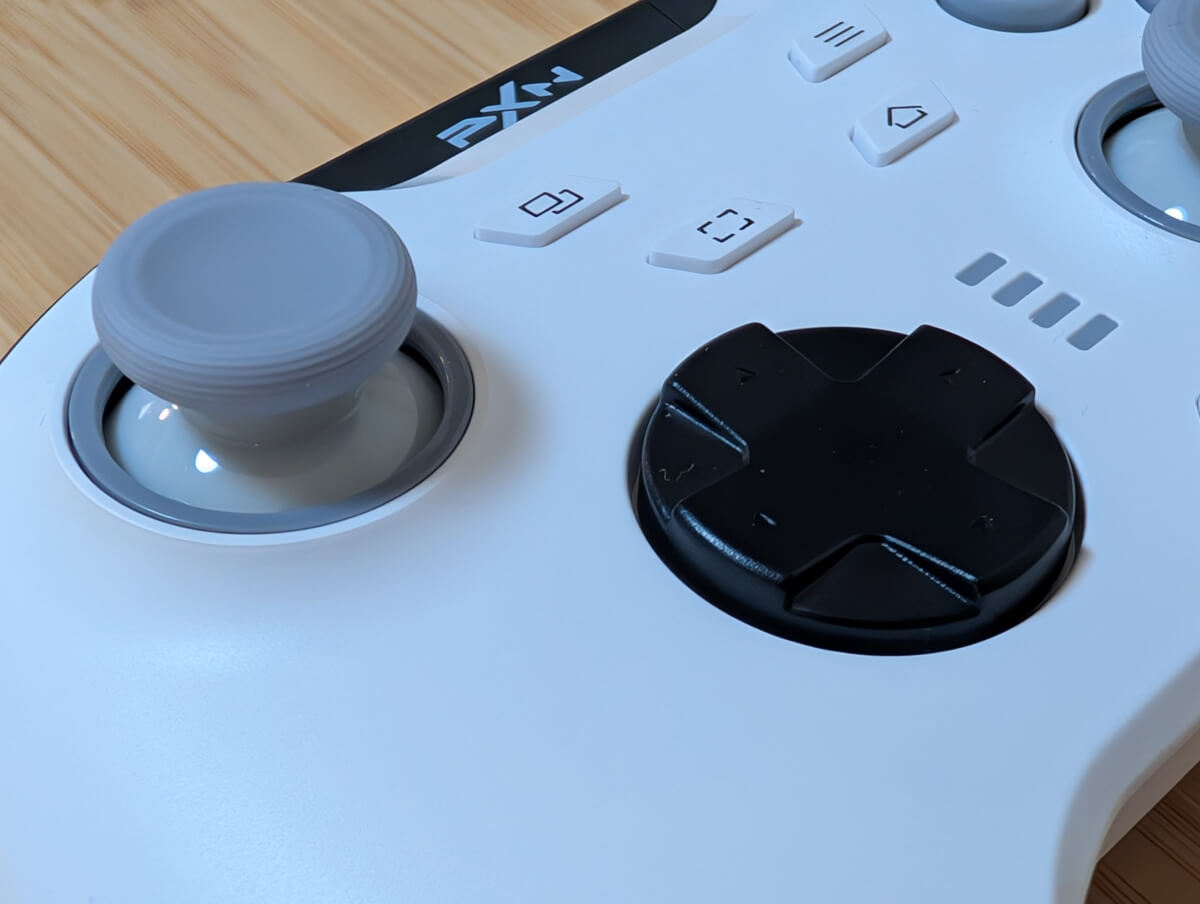 PXN P5 Review - Left Joystick, D-pad, and buttons