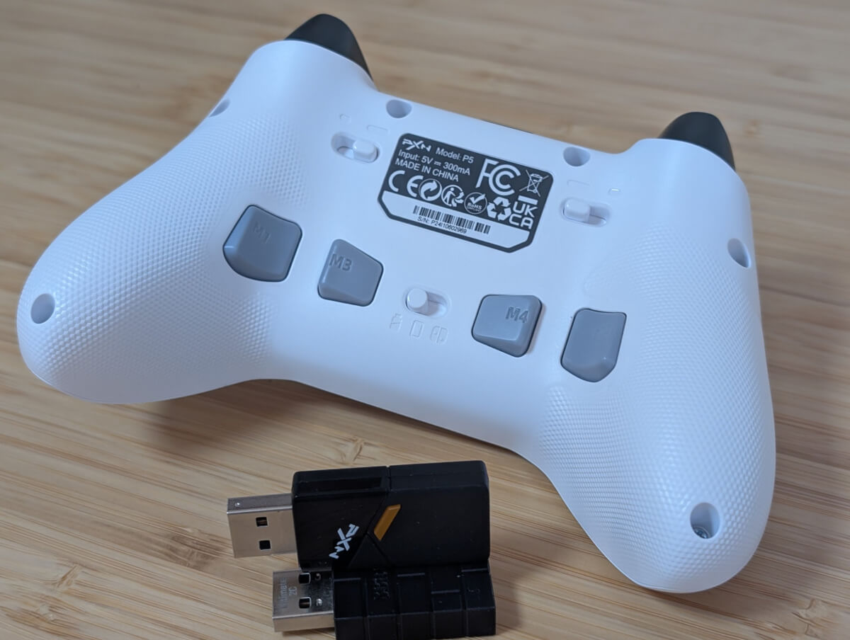 PXN P5 Review: Rear Buttons and Dongles