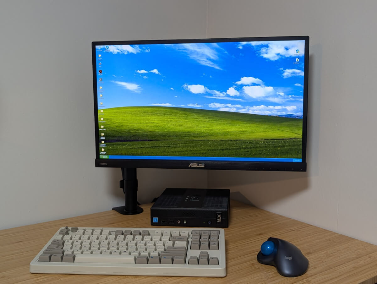 Windows XP Desktop on the Wyse Thin Client